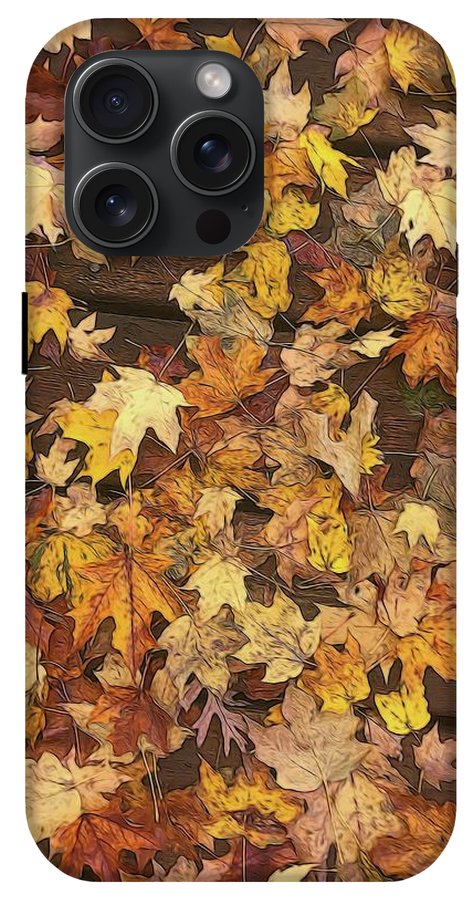 Late October Leaves 3 - Phone Case