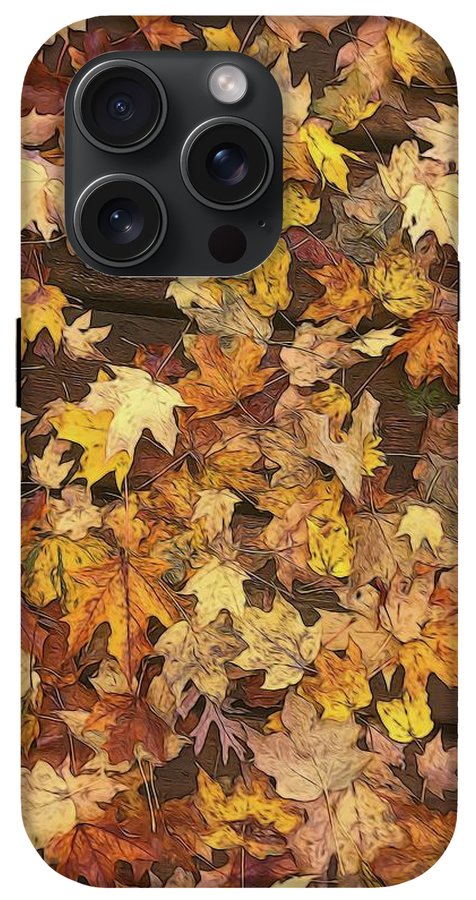 Late October Leaves 3 - Phone Case