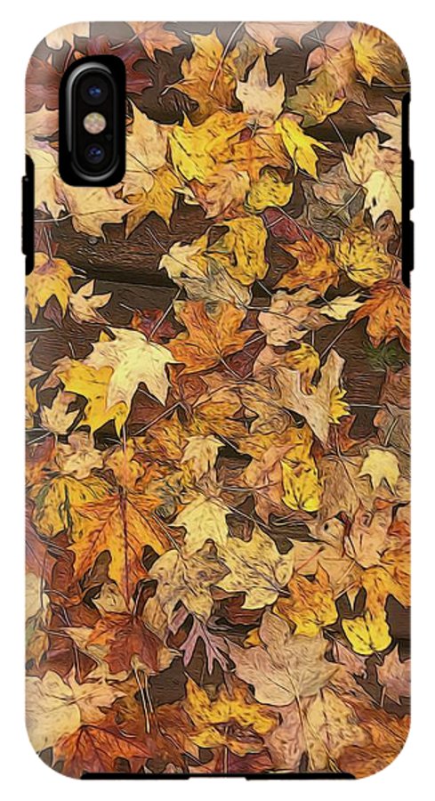 Late October Leaves 3 - Phone Case