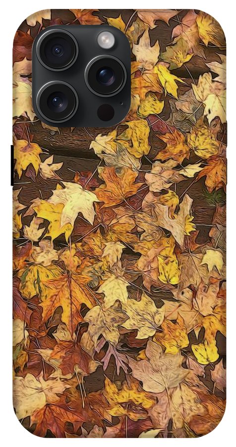 Late October Leaves 3 - Phone Case