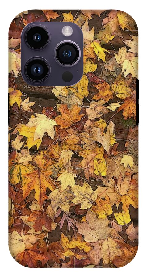 Late October Leaves 3 - Phone Case