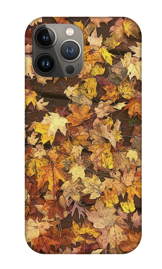 Late October Leaves 3 - Phone Case