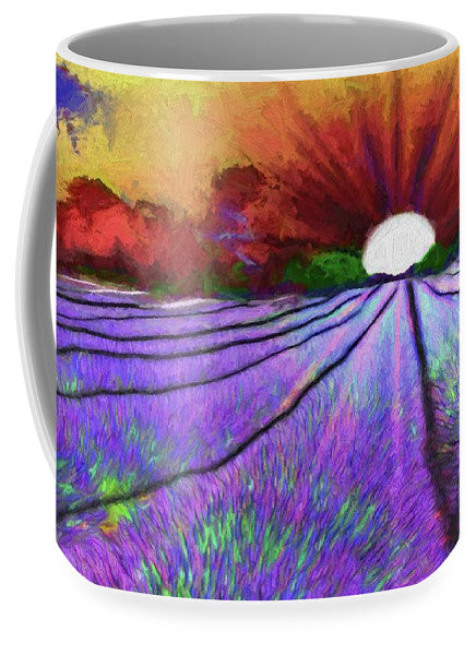 Lavender Field Sunrise - Mug