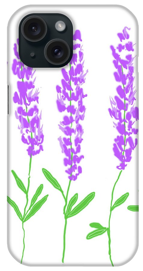 Lavender Flowers - Phone Case