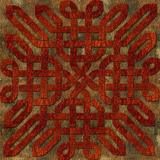 Leather Celtic Knot Digital Image Download