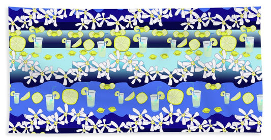 Lemonade Pattern - Bath Towel
