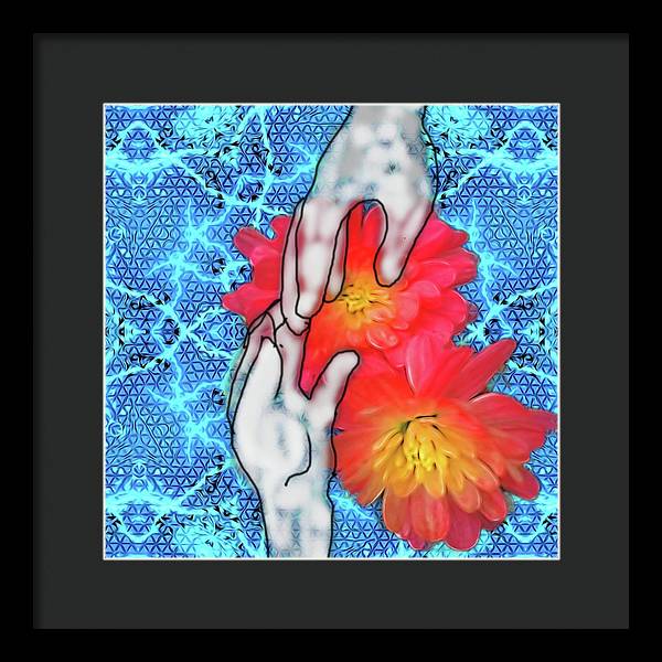 Let Go Just Enough For Fate - Framed Print