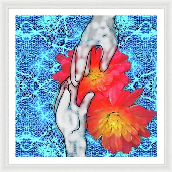 Let Go Just Enough For Fate - Framed Print