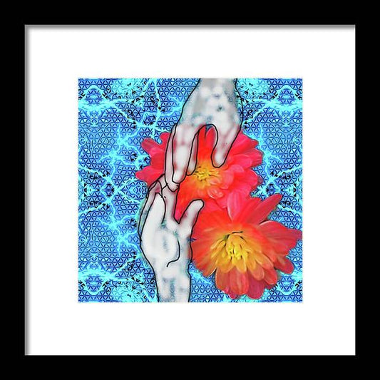 Let Go Just Enough For Fate - Framed Print