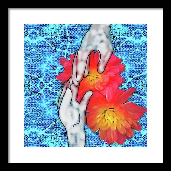 Let Go Just Enough For Fate - Framed Print