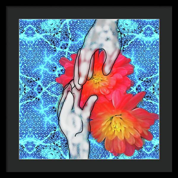 Let Go Just Enough For Fate - Framed Print