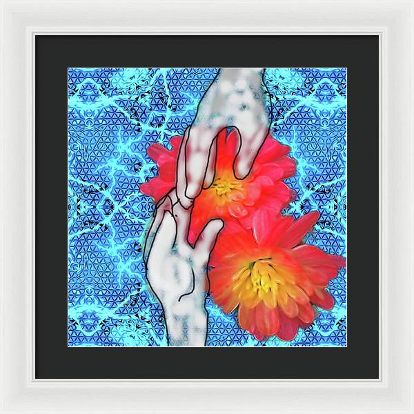 Let Go Just Enough For Fate - Framed Print