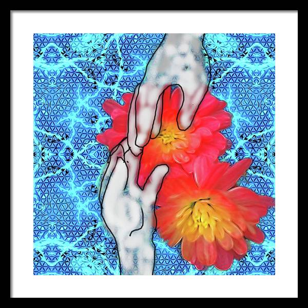 Let Go Just Enough For Fate - Framed Print