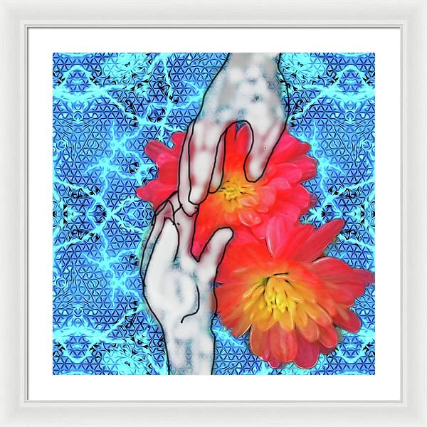 Let Go Just Enough For Fate - Framed Print