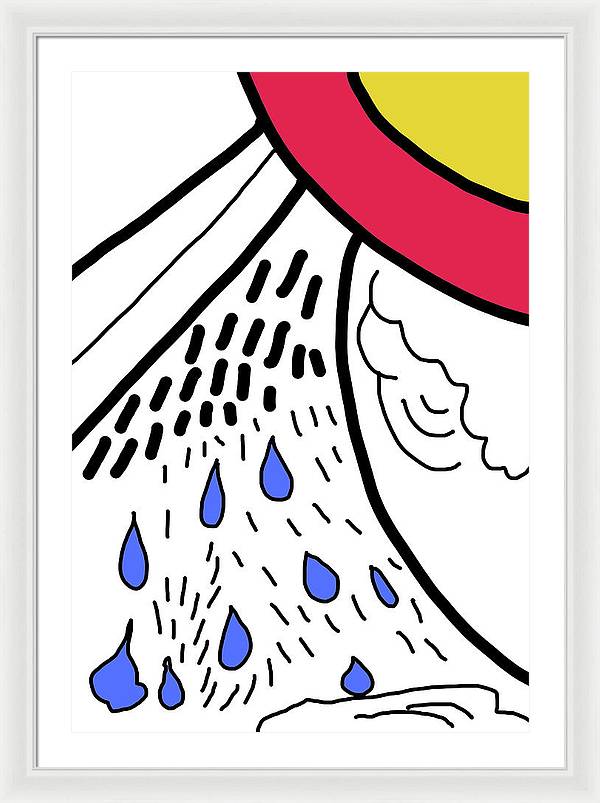 Let It Rain - Framed Print
