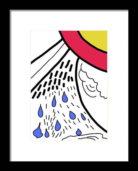 Let It Rain - Framed Print