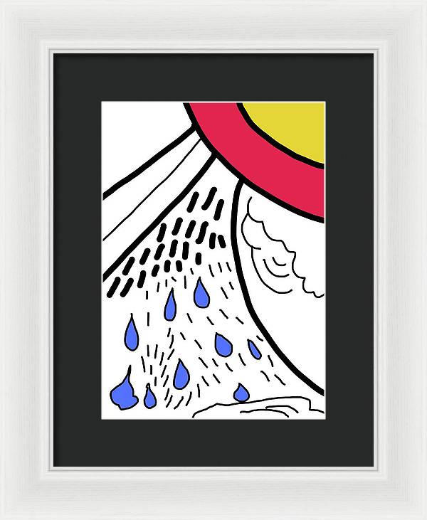 Let It Rain - Framed Print