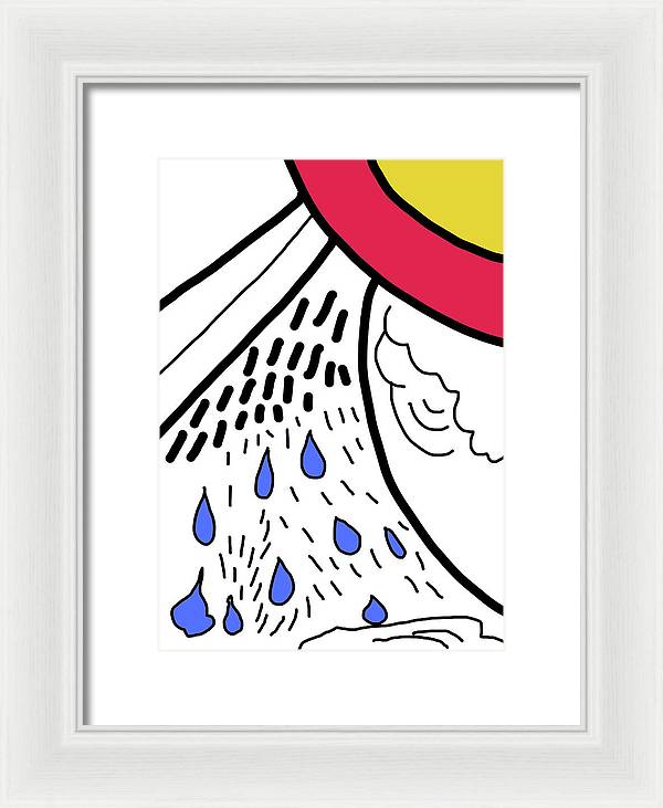 Let It Rain - Framed Print