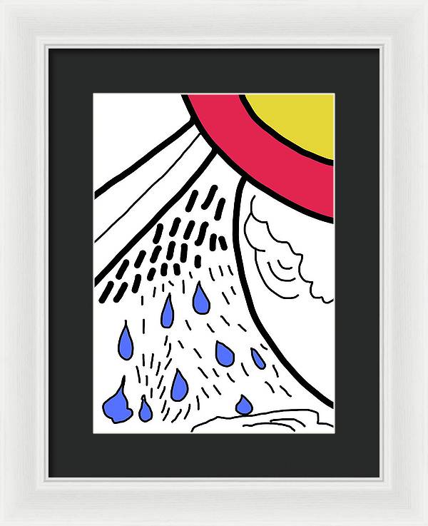 Let It Rain - Framed Print