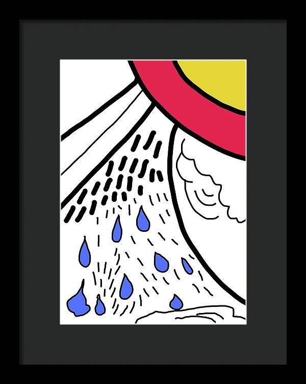Let It Rain - Framed Print