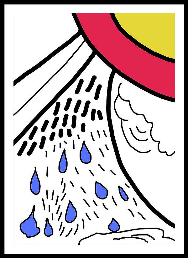 Let It Rain - Framed Print