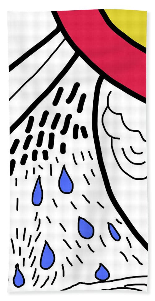 Let It Rain - Beach Towel