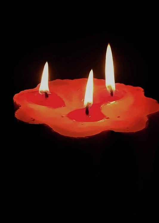 Light a Three Way Candle - Art Print