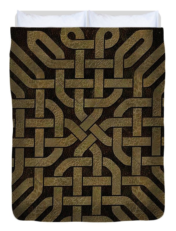 Light Leather Celtic Knot - Duvet Cover