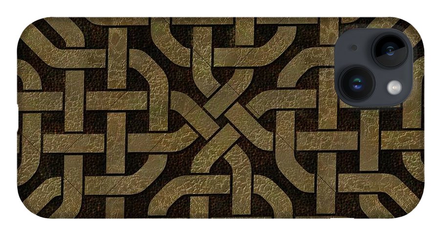 Light Leather Celtic Knot - Phone Case
