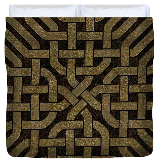 Light Leather Celtic Knot - Duvet Cover