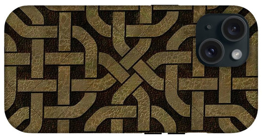 Light Leather Celtic Knot - Phone Case