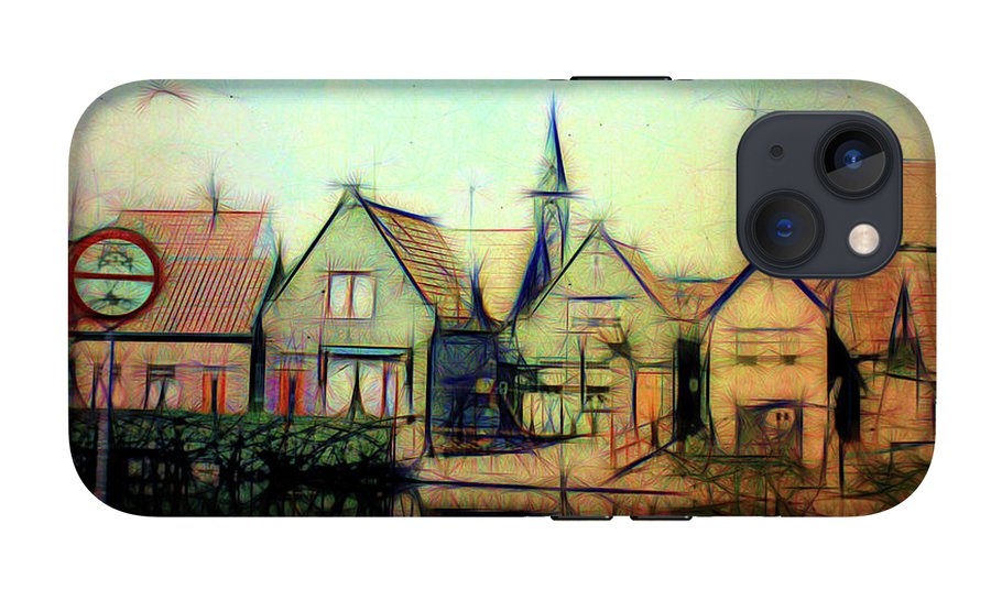 Light Look In A. Little Town - Phone Case