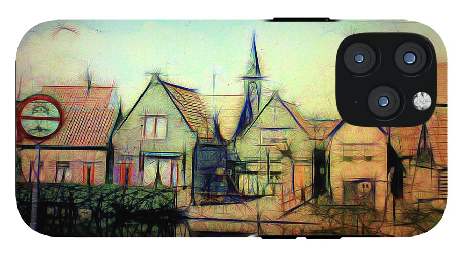 Light Look In A. Little Town - Phone Case
