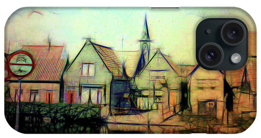 Light Look In A. Little Town - Phone Case
