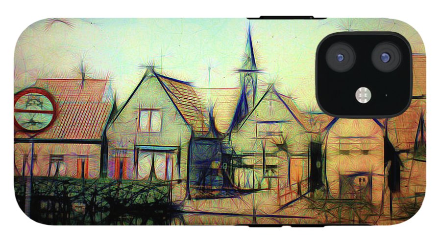 Light Look In A. Little Town - Phone Case