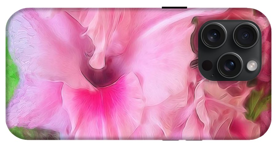 Light Pink Gladiolas - Phone Case