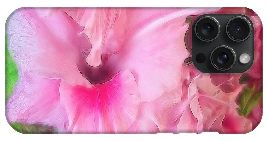 Light Pink Gladiolas - Phone Case