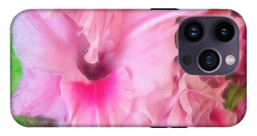 Light Pink Gladiolas - Phone Case