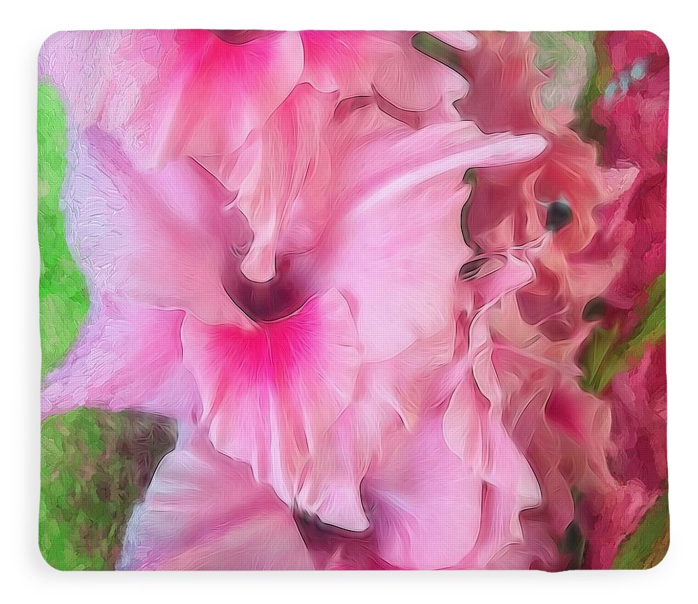 Light Pink Gladiolas - Blanket