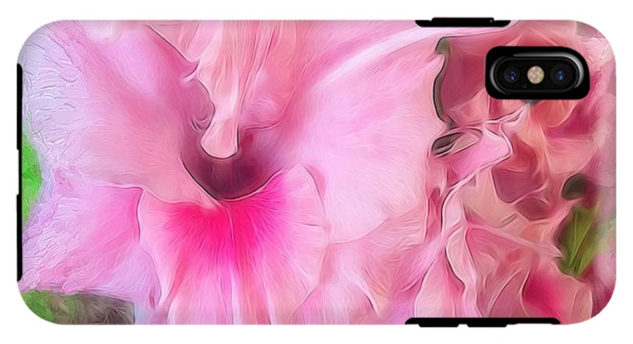 Light Pink Gladiolas - Phone Case