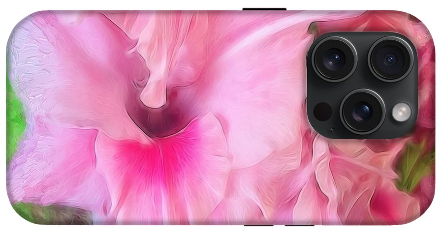 Light Pink Gladiolas - Phone Case