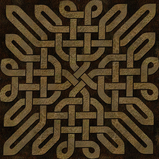 Light Leather Celtic Knot Digital Image Download