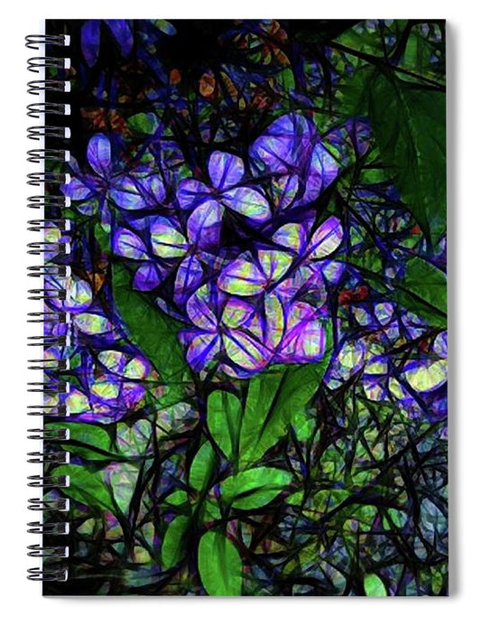 Lilac Abstract - Spiral Notebook