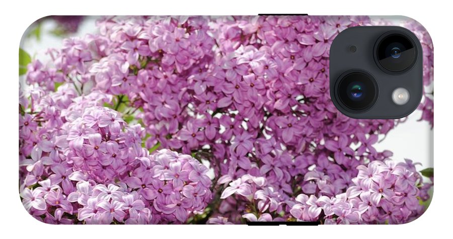 Lilacs With Sky - Phone Case