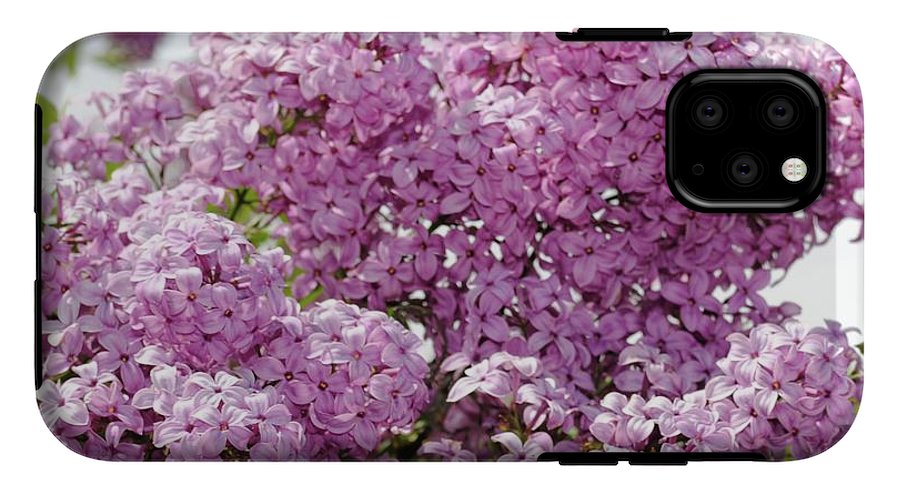 Lilacs With Sky - Phone Case