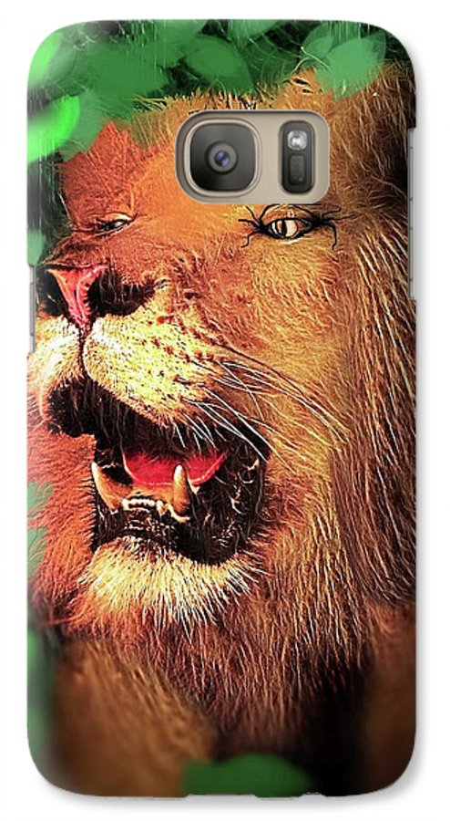 Lion In The Woods - Phone Case