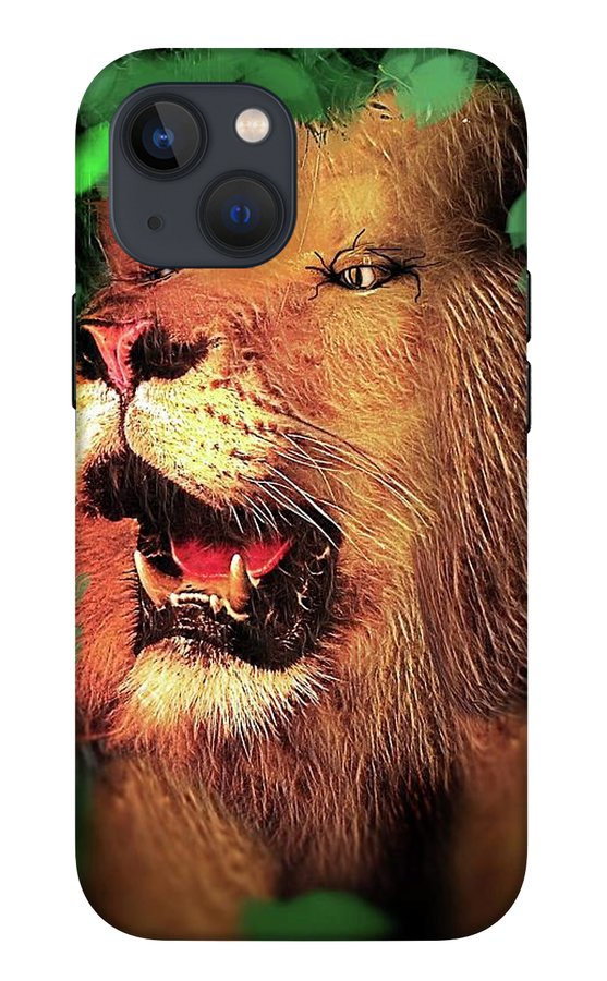 Lion In The Woods - Phone Case