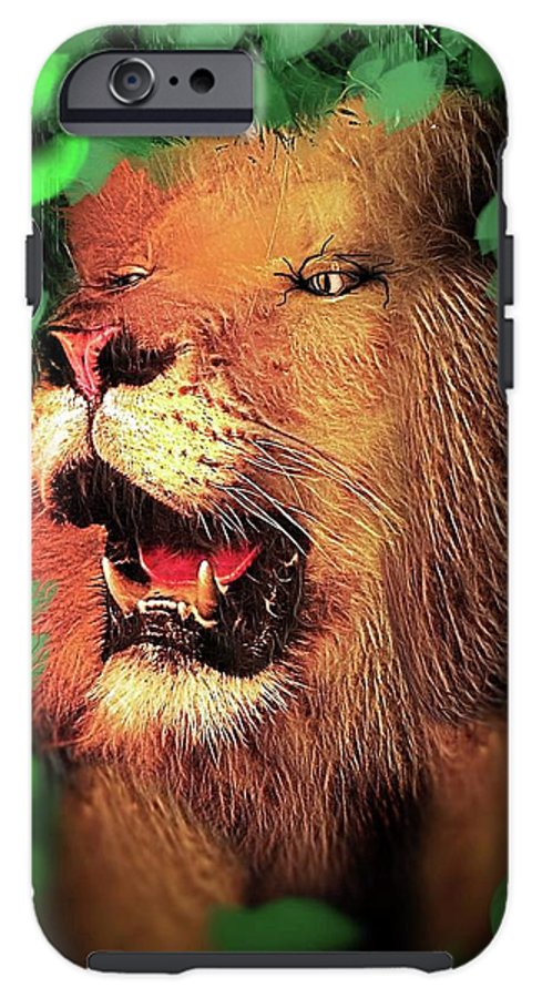 Lion In The Woods - Phone Case