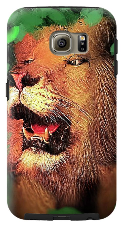 Lion In The Woods - Phone Case