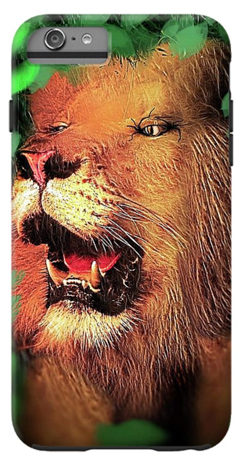 Lion In The Woods - Phone Case